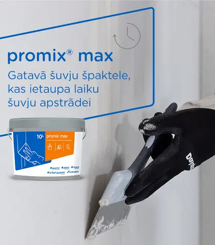gatavā šuvju špaktele promix max