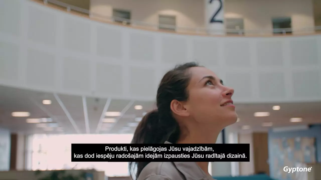 Gyptone® ilgtspējīgais risinājums akustikas uzlabošanai thumbnail