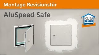 Montage Revisionstür AluSpeed Safe 22532 RUG SEMIN thumbnail